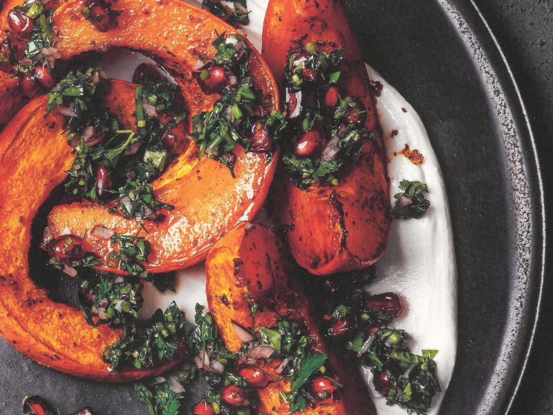 Waldorfsalat mit karamellisierten Nüssen