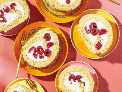Himbeerroulade.
