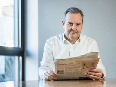 Christof Ramseier, Verleger des «Anzeiger Region Bern». Foto: Nik Egger