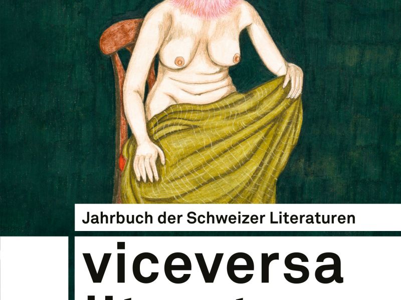 Cover des aktuellen Jahrbuches «Viceversa Literatur». Foto: zvg