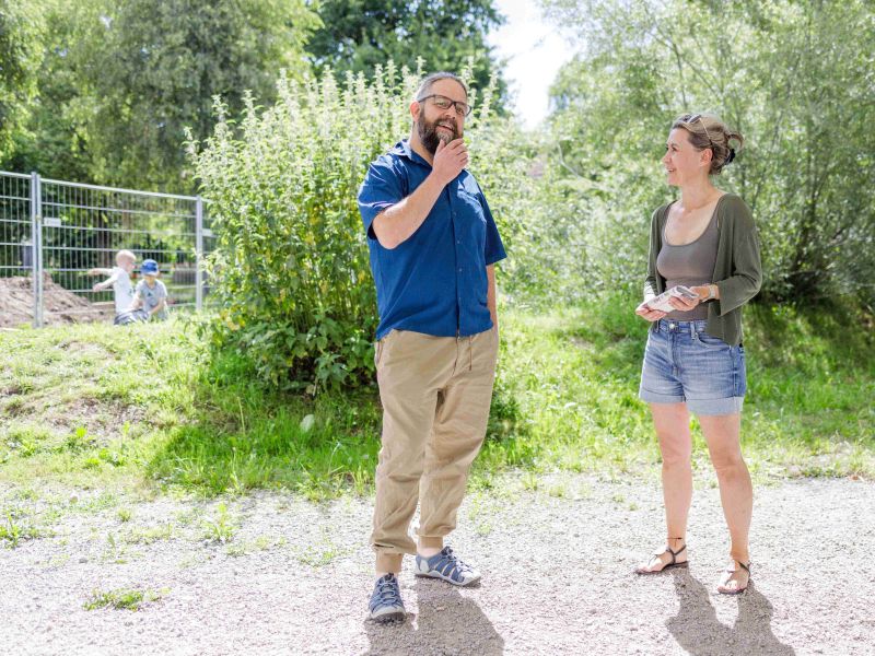 Andreas Zimmermann und Juliane Schmidtke. Fotos: Nik Egger