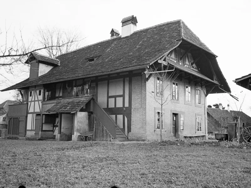 Der Gasthof Bären am Melchenbühlweg um 1945.   zvg