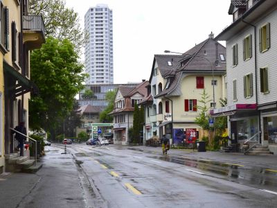 Hier an der Bernstrasse soll in Zukunft höher und aneinander gebaut werden. Foto: Anina Bundi